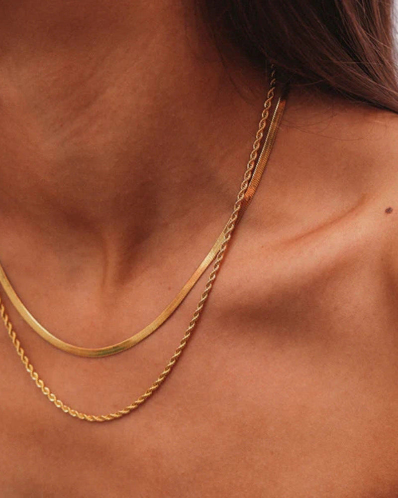 Alba Gold Chain Necklace