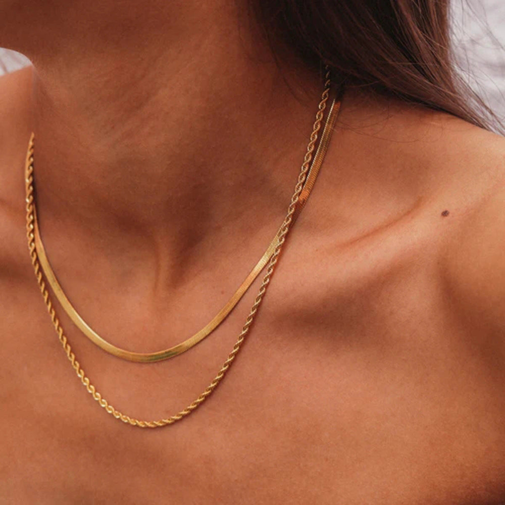 Alba Gold Chain Necklace