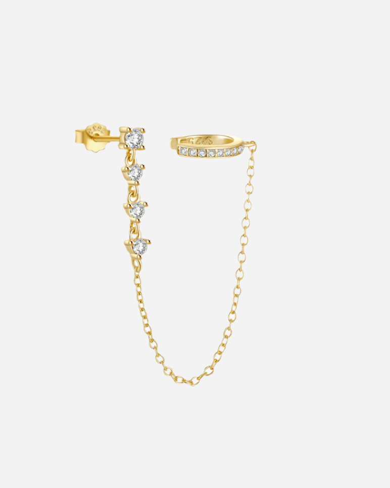 Arielle Chain Cuff Earrings