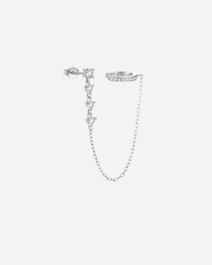 Arielle Chain Cuff Earrings 4