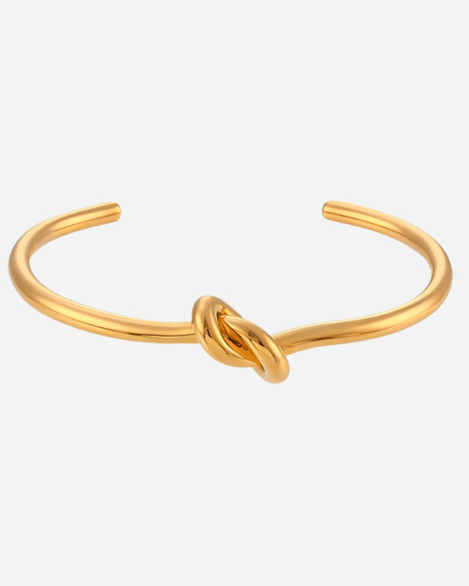 Élise Gold Knot Bangle