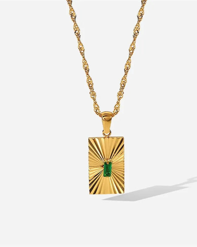 Zoe Green Necklace