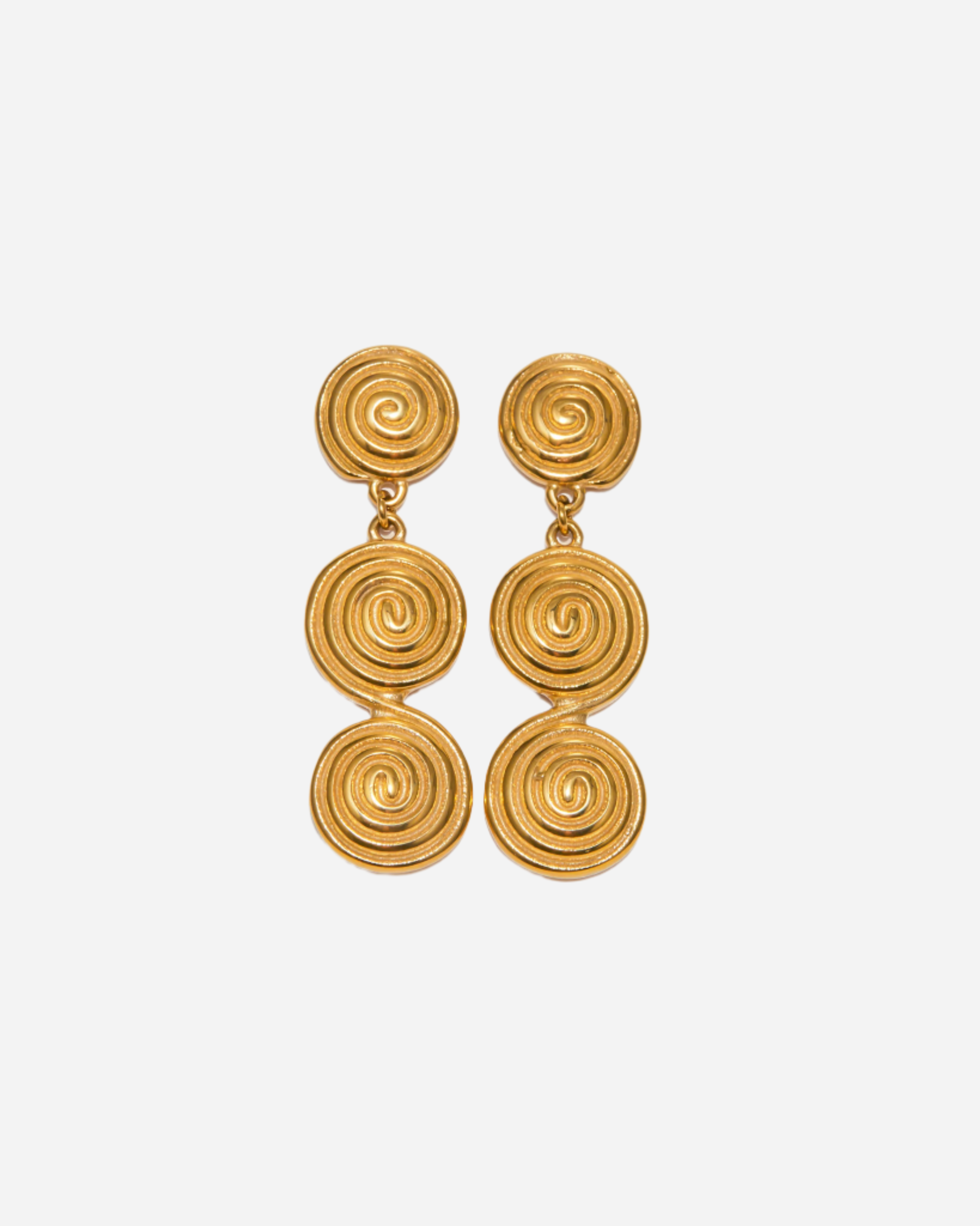 Valencia Spiral Drop Earrings