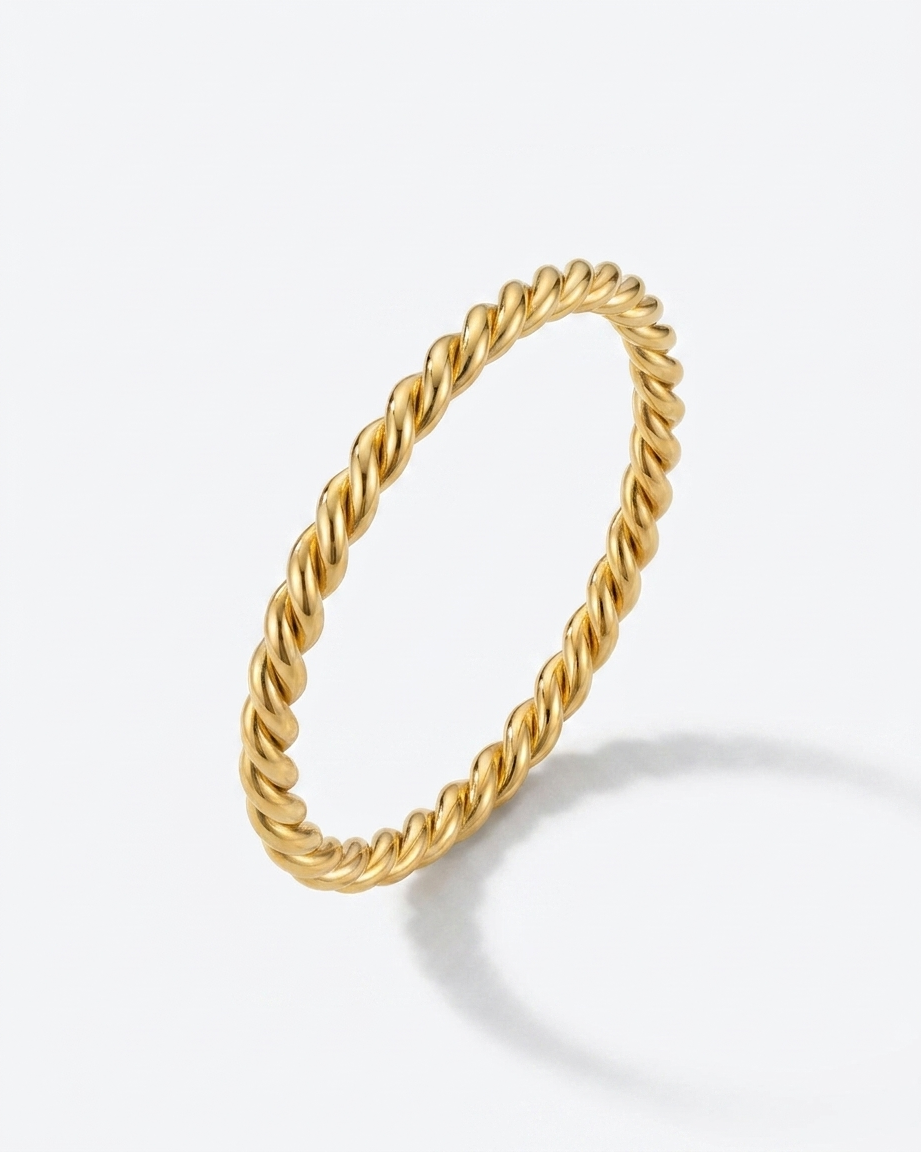 Sabine Ring three-quarter gold band
