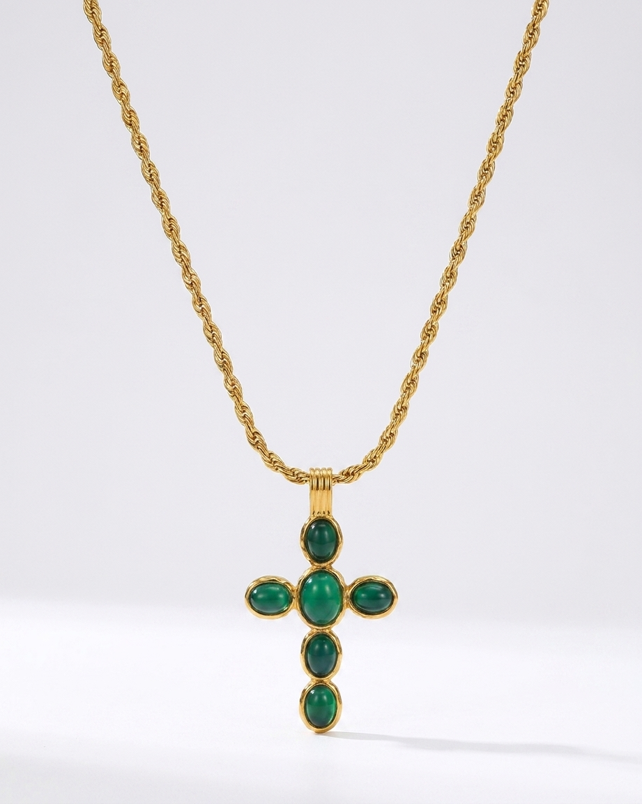 Anouk Cross Necklace gold cross pendant necklace