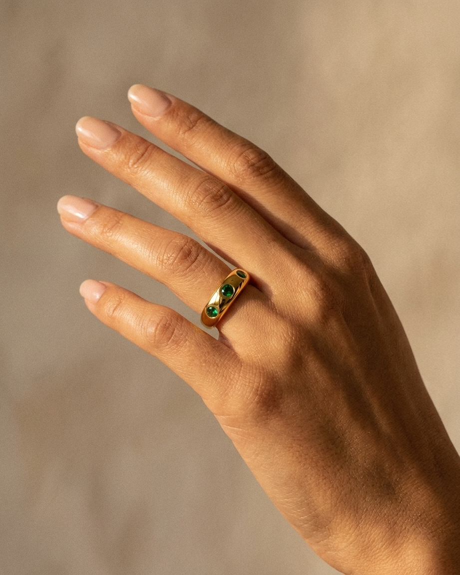 Vita Ring worn on hand
