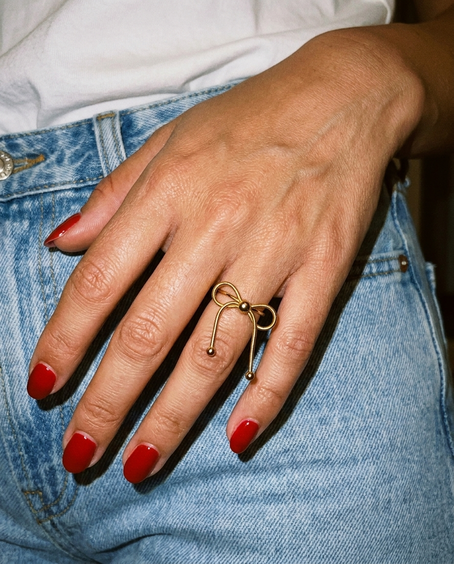 Lucia Ring candid flash snapshot