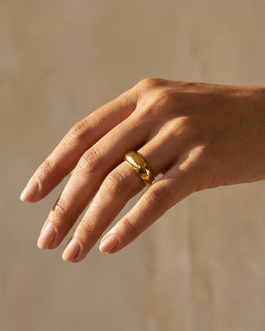 Ella Ring on hand