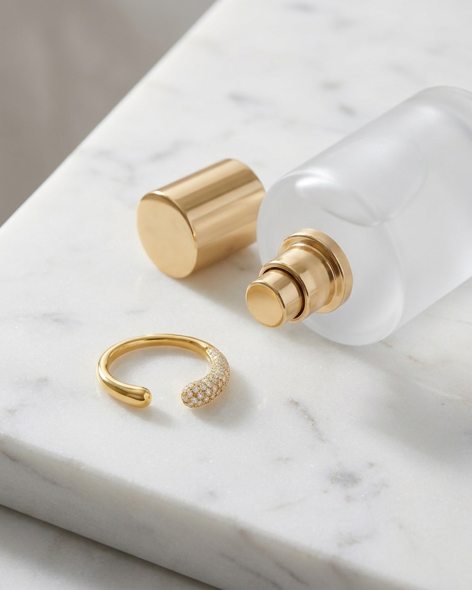 Noa Ring marble flatlay