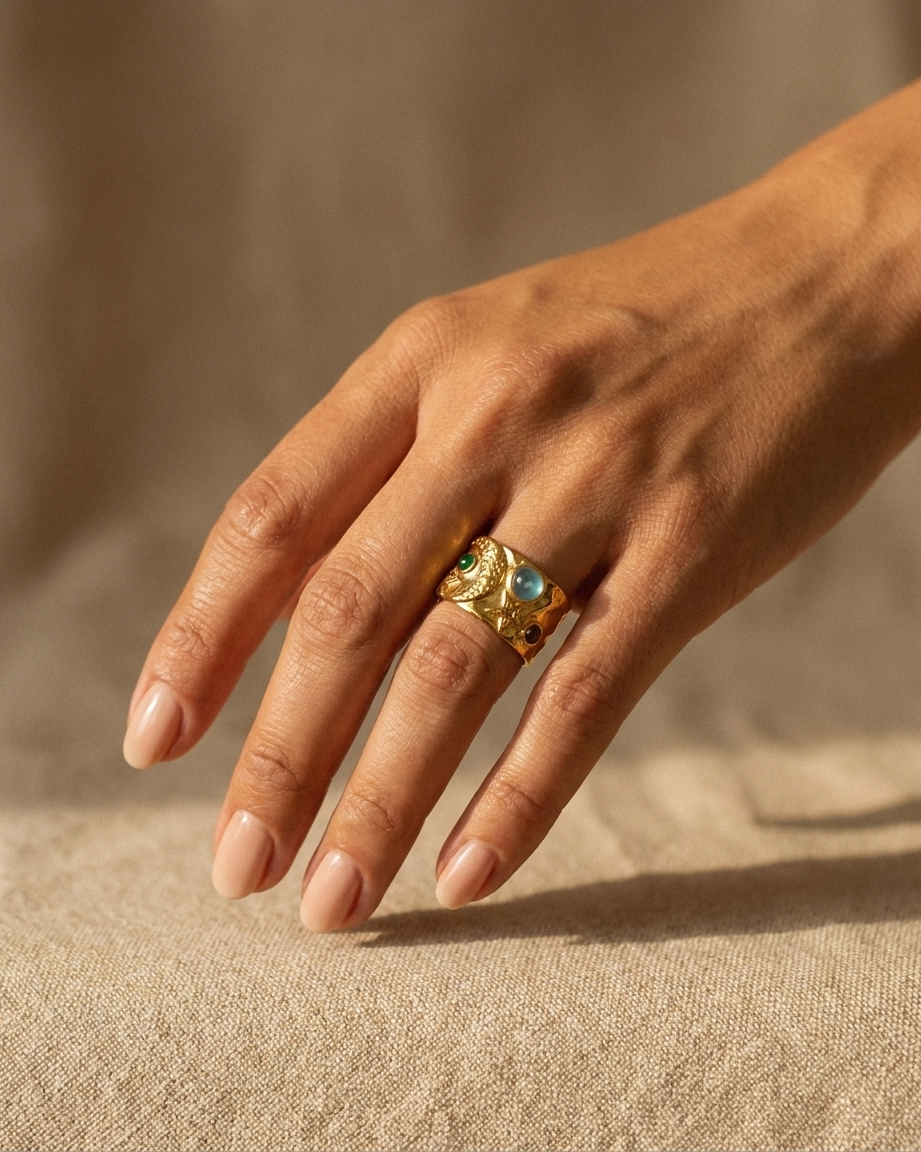 Estelle Ring warm on hand