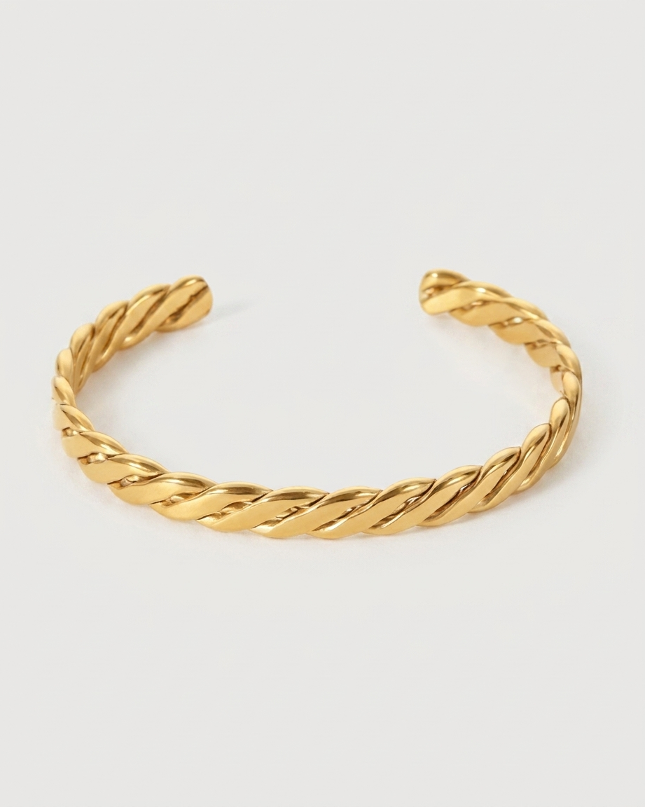 Celia Bracelet hero open cuff