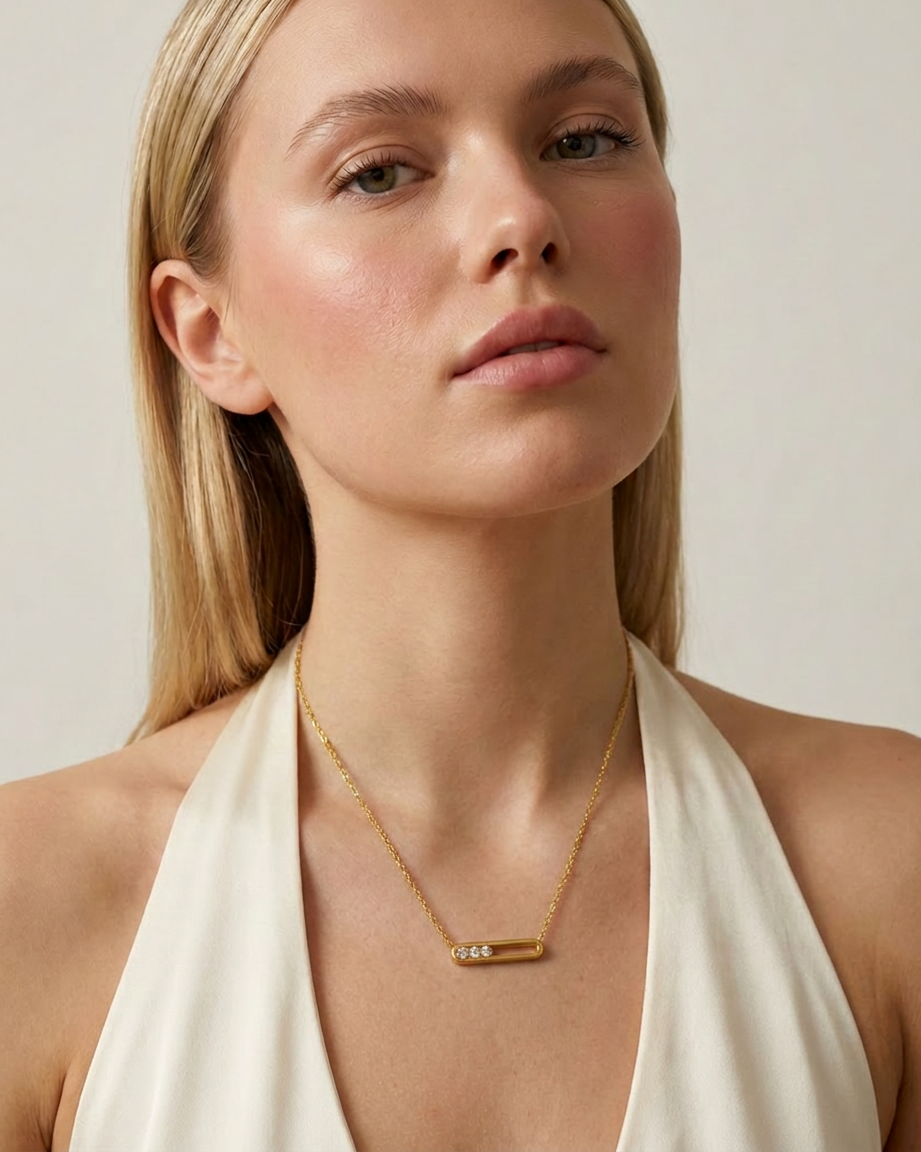 Anya Necklace worn lifestyle