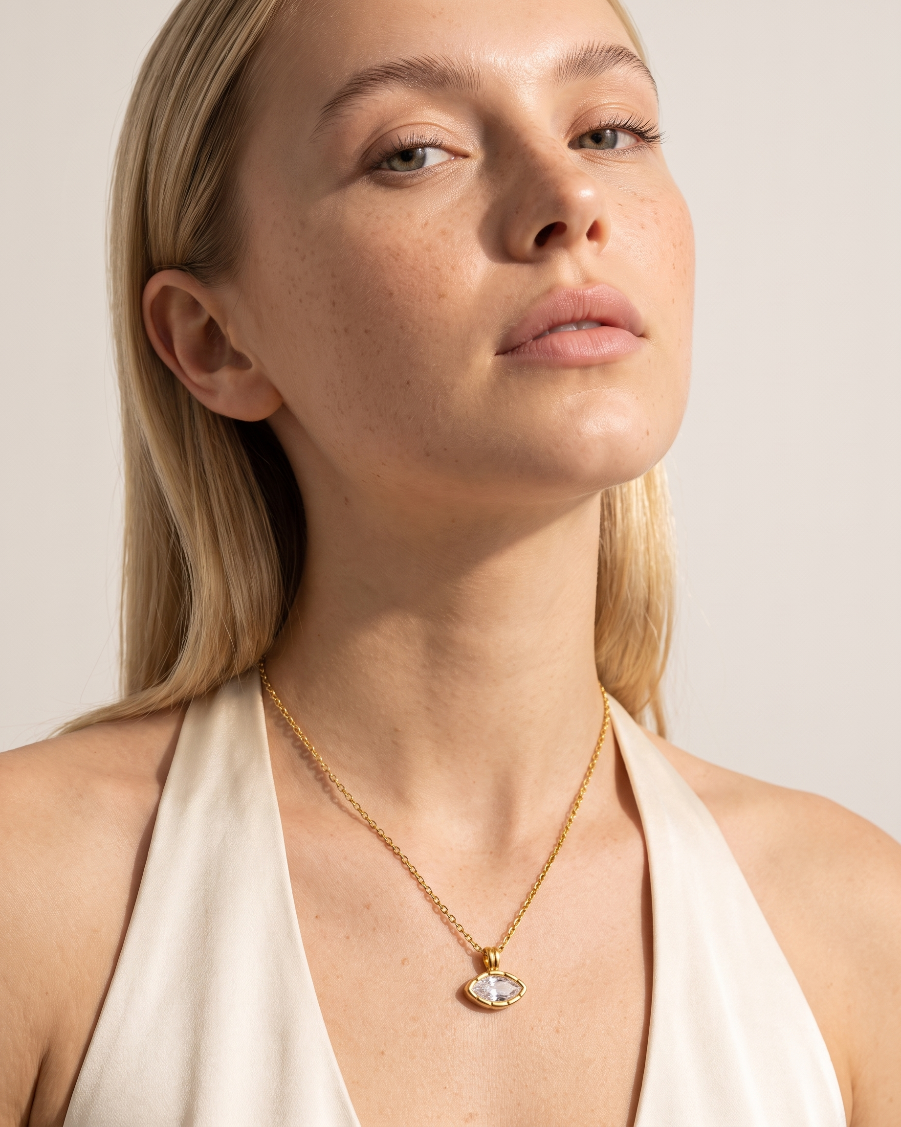 Elodie Necklace on model