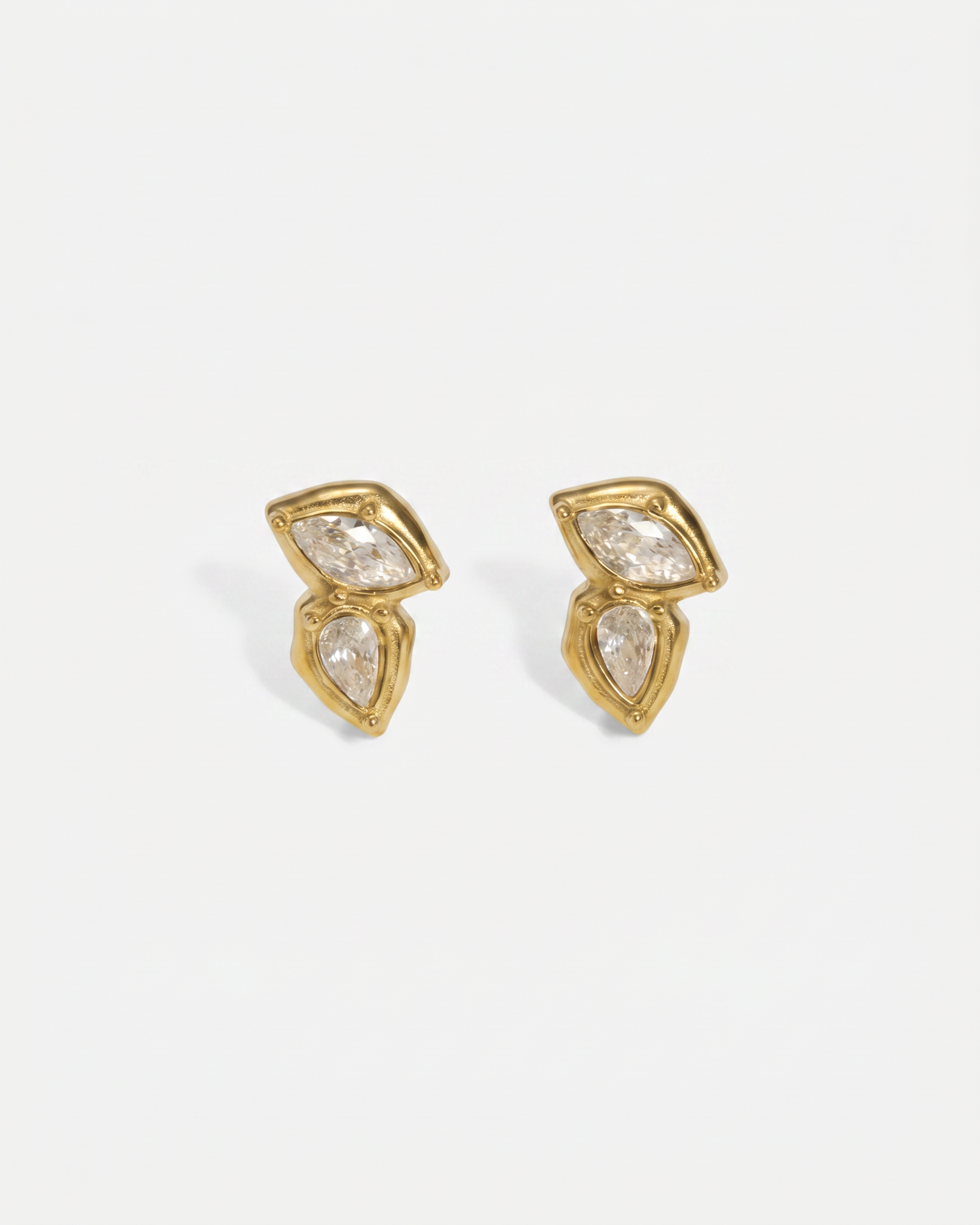Fern Earrings gold