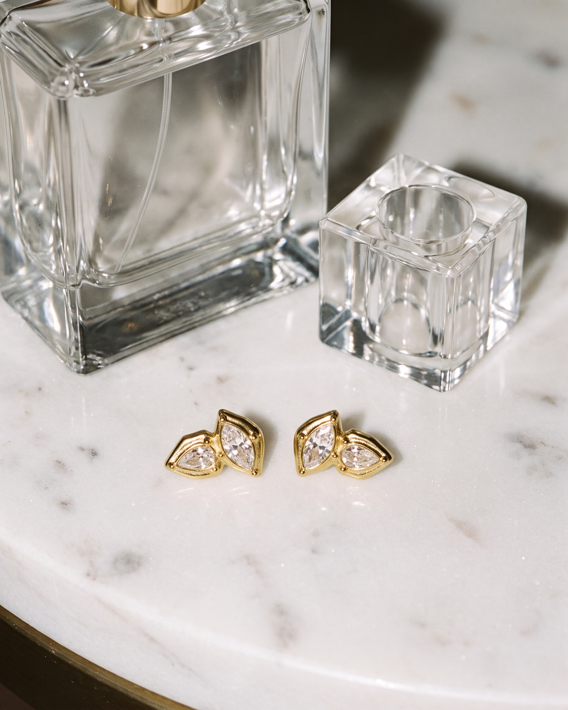 Fern Earrings flatlay