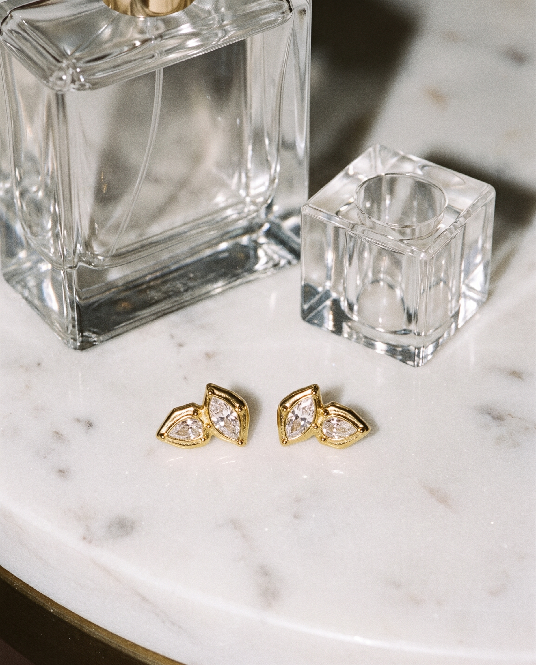 Fern Earrings flatlay