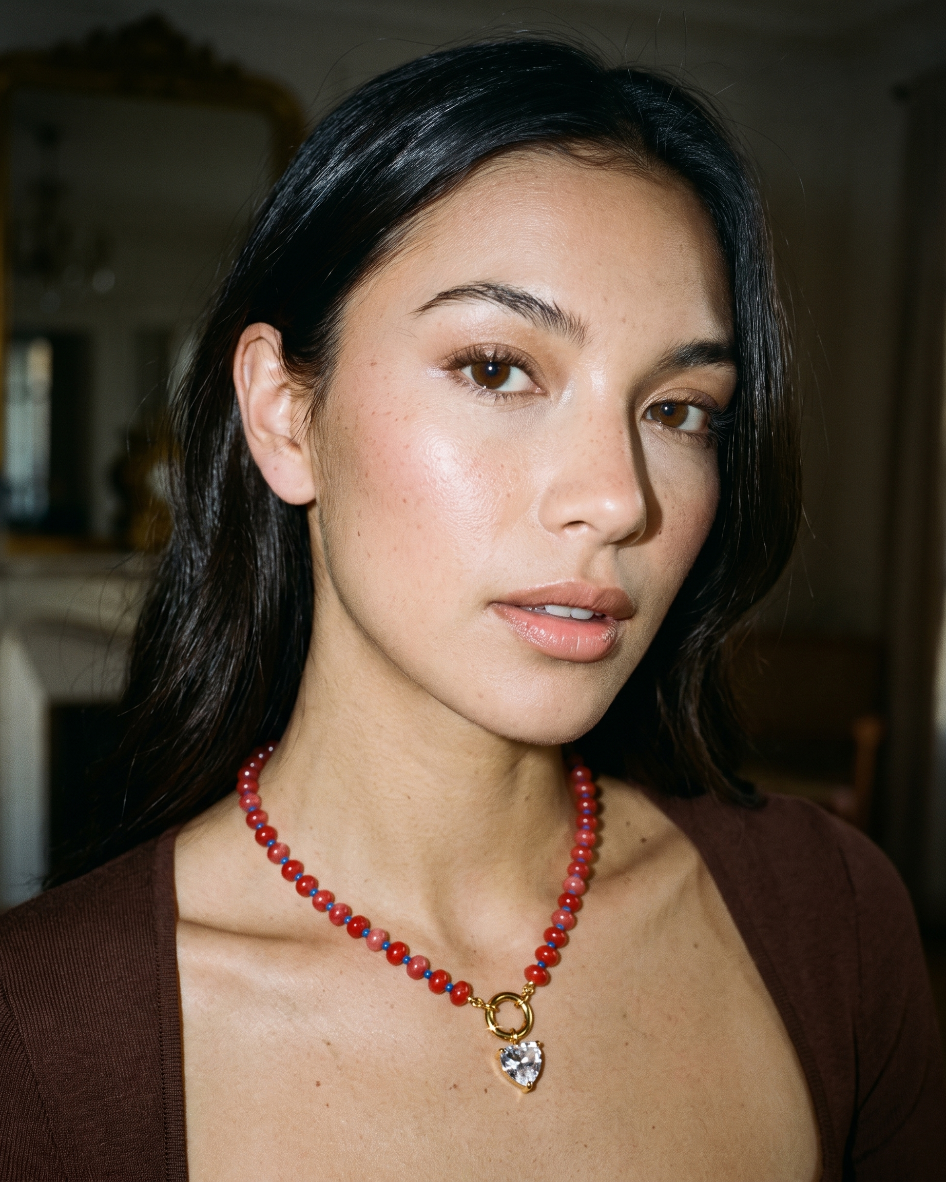 Sabine necklace editorial styled shot