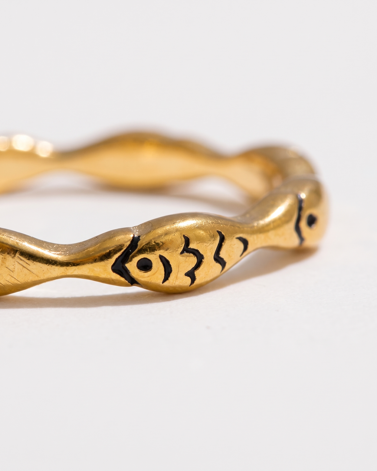 Poisson fish ring macro detail