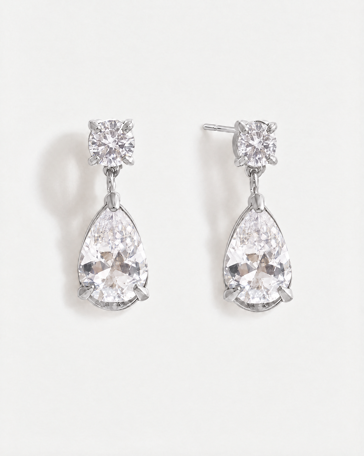 Lisette Drop Earrings, silver, product