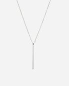 Camila Bar Necklace in silver