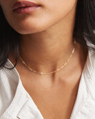 Inès Paperclip Chain Necklace silver