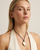 Pebble Pendant Necklace silver