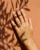 Suri Ring on hand Mediterranean lifestyle