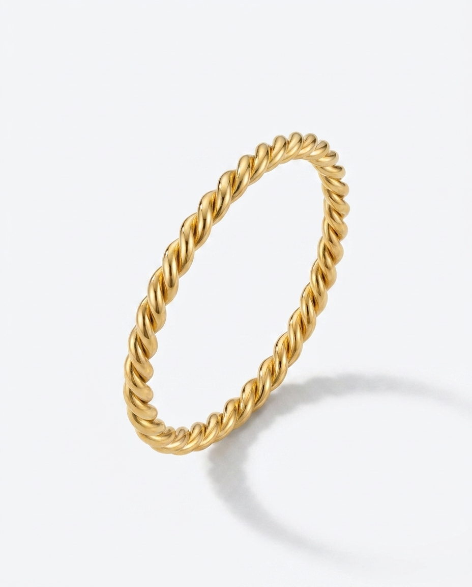 Sabine Ring three-quarter gold band