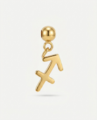 Sagittarius gold zodiac charm