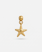 Starfish gold charm pendant hero