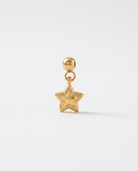Layered star gold charm pendant hero