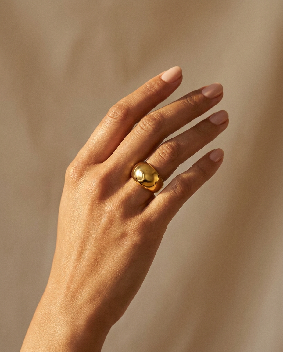 Elle Ring worn on hand
