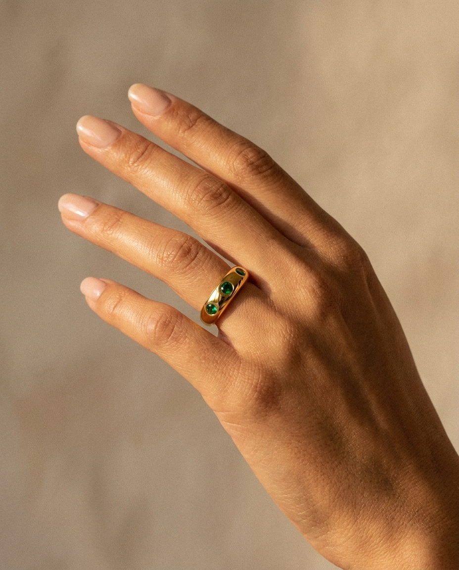 Vita Ring worn on hand