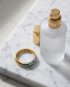 Claire Ring marble flatlay