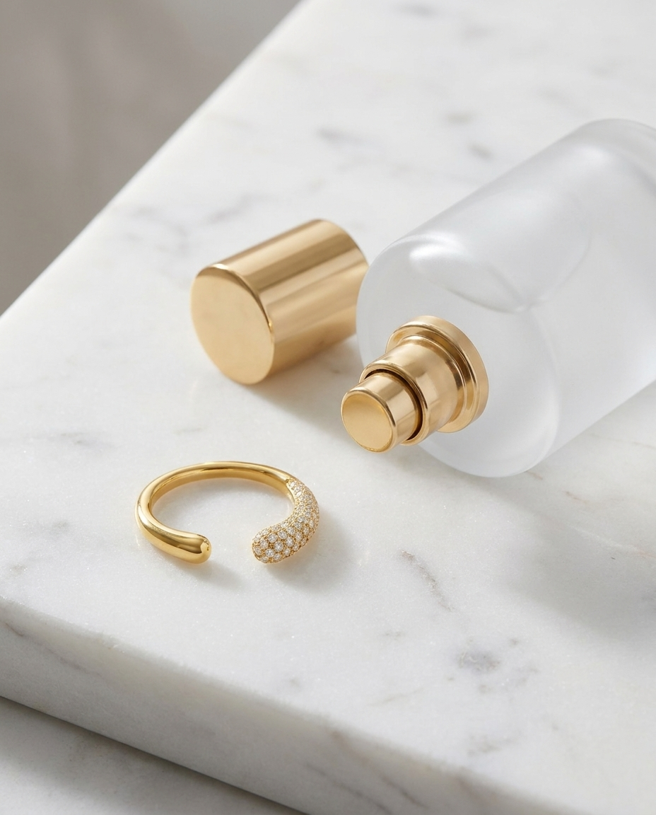 Noa Ring marble flatlay