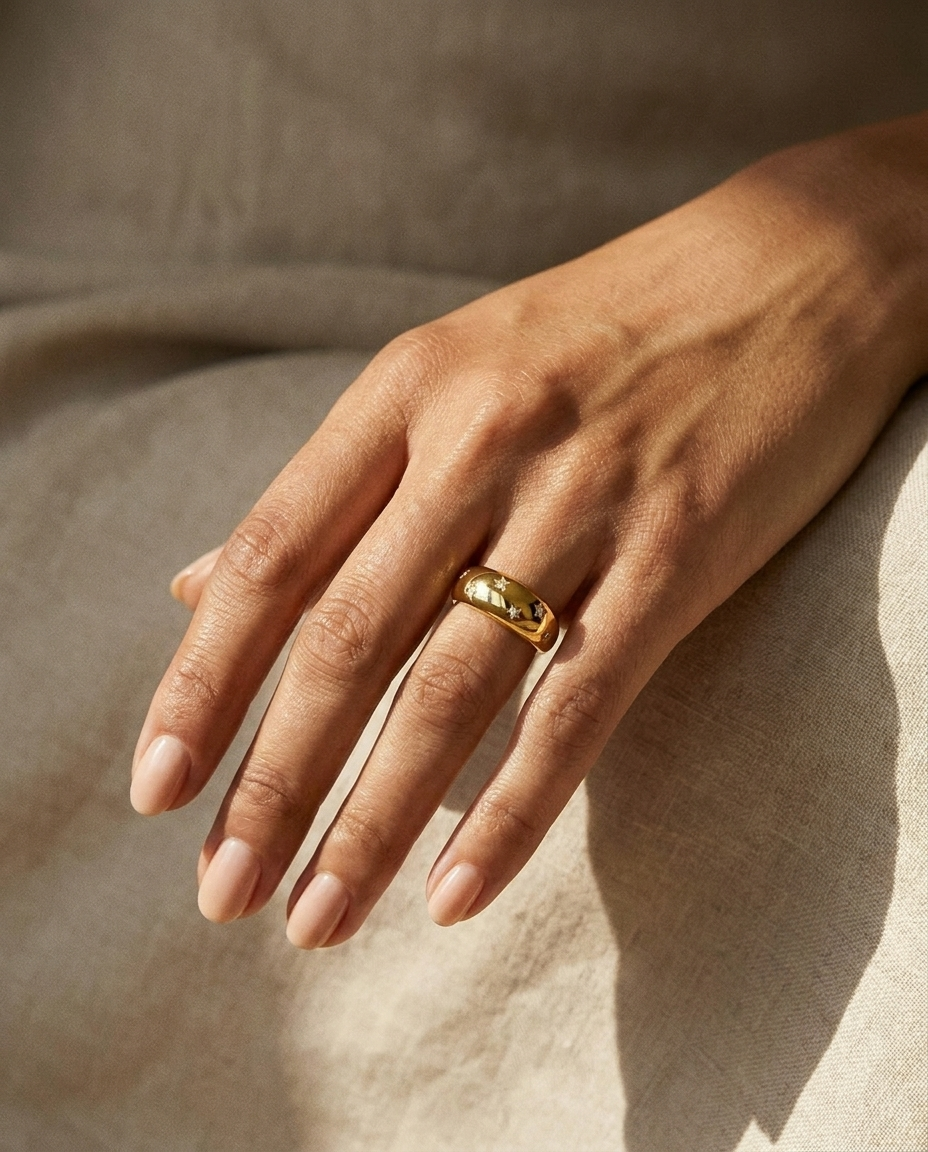 Susie Ring warm on hand