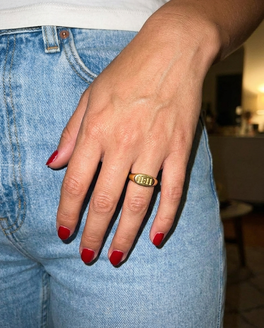Lucky Ring candid flash snapshot