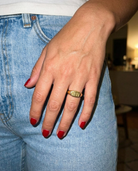 Lucky Ring candid flash snapshot