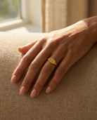 Lucky Ring warm on hand