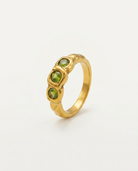 Gaia Textured Gold Ring hero packshot