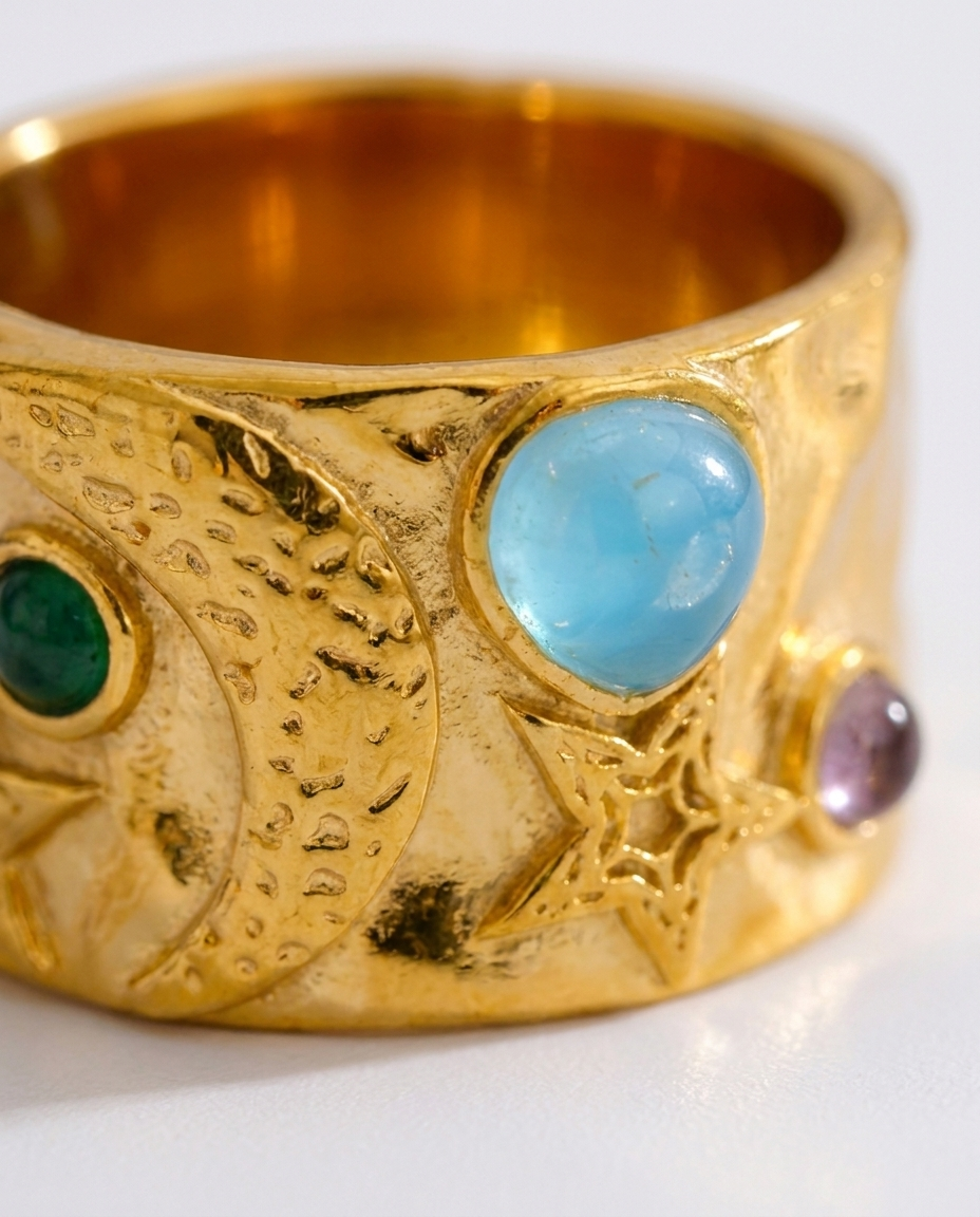 Estelle Ring macro detail
