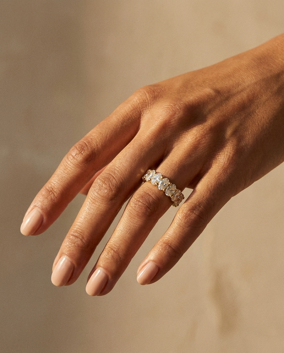 Juline Ring warm on hand