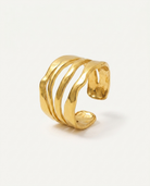 Wavy Texture Ring hero packshot
