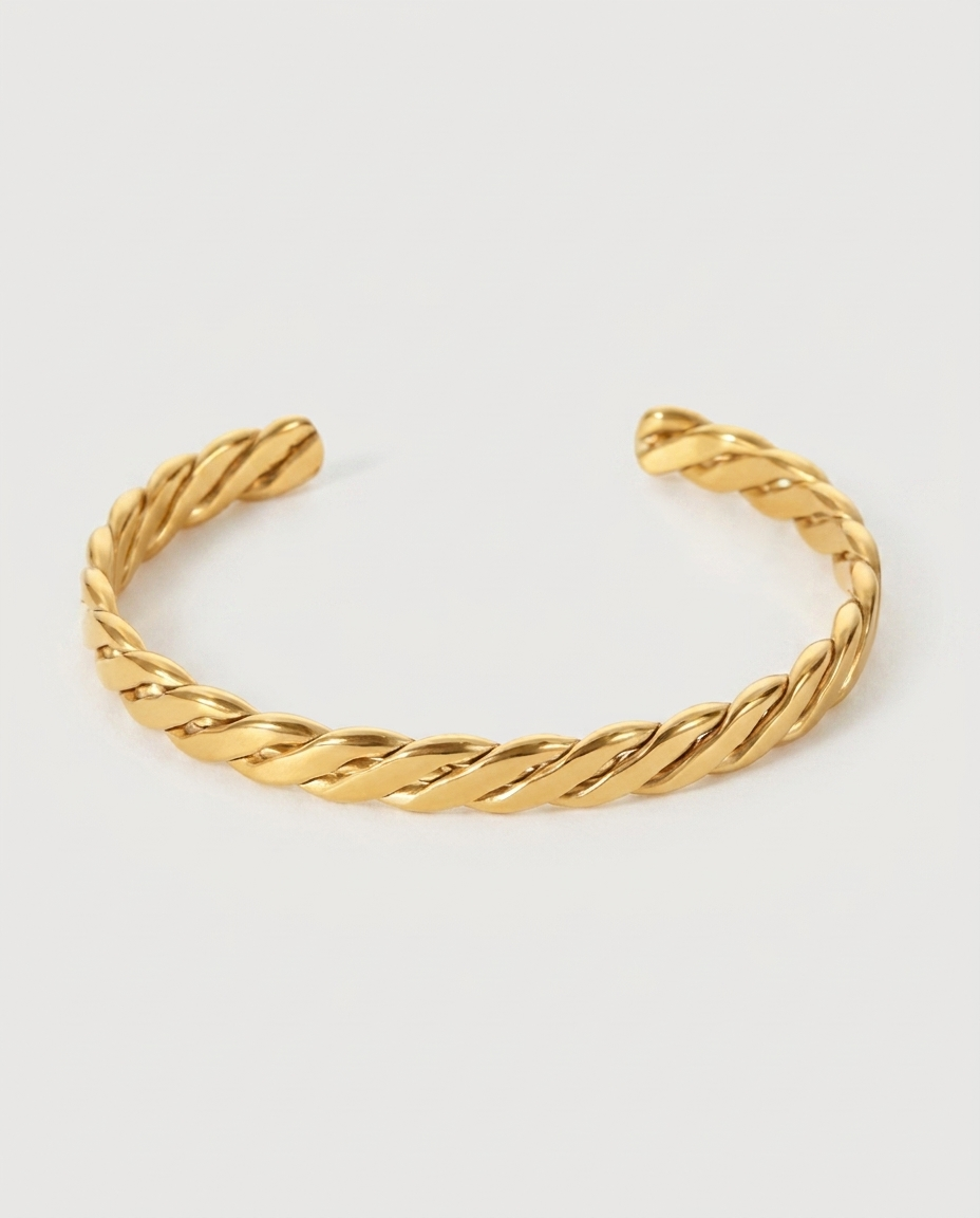 Celia Bracelet hero open cuff