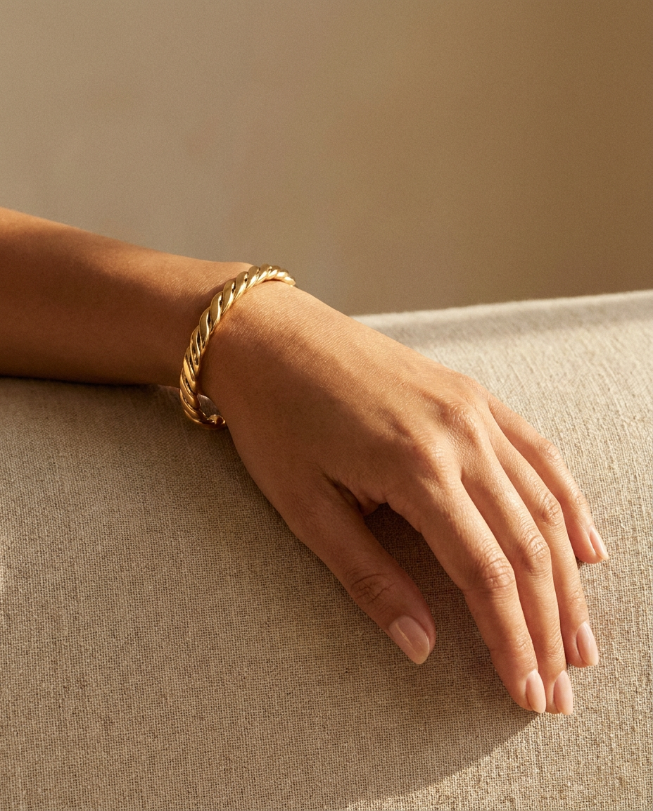 Celia Bracelet warm on wrist