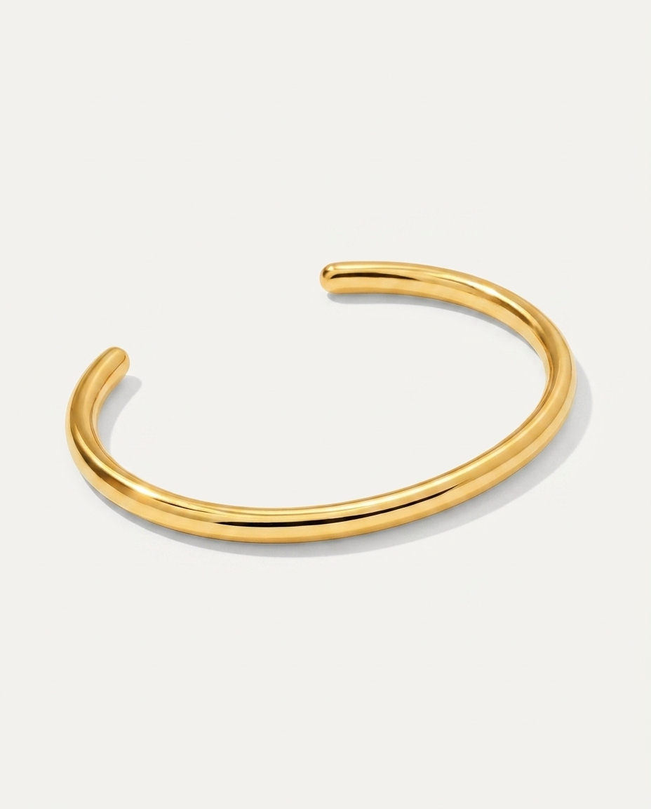 Solene Gold Bangle hero packshot
