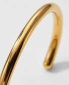 Solene Gold Bangle macro detail