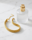 Siena Chain Bracelet marble flatlay