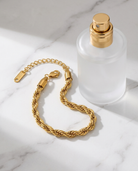 Gia Bracelet marble flatlay