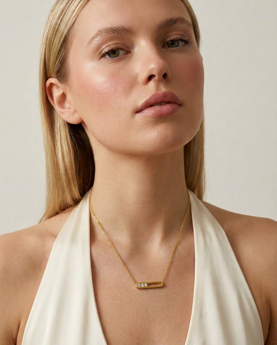 Anya Necklace worn lifestyle